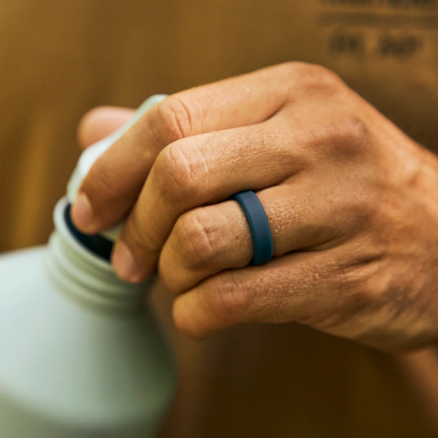 Ridge 6mm Silicone Ring Set - Alpine Navy - Image 3