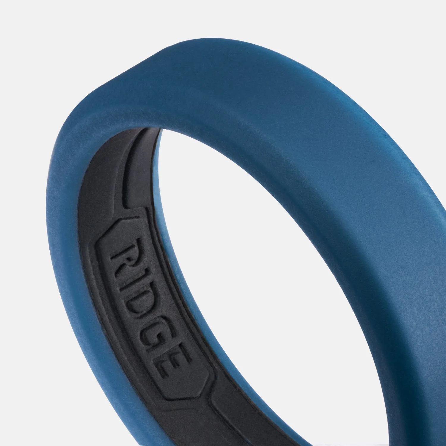 Ridge 6mm Silicone Ring Set - Alpine Navy - Image 4