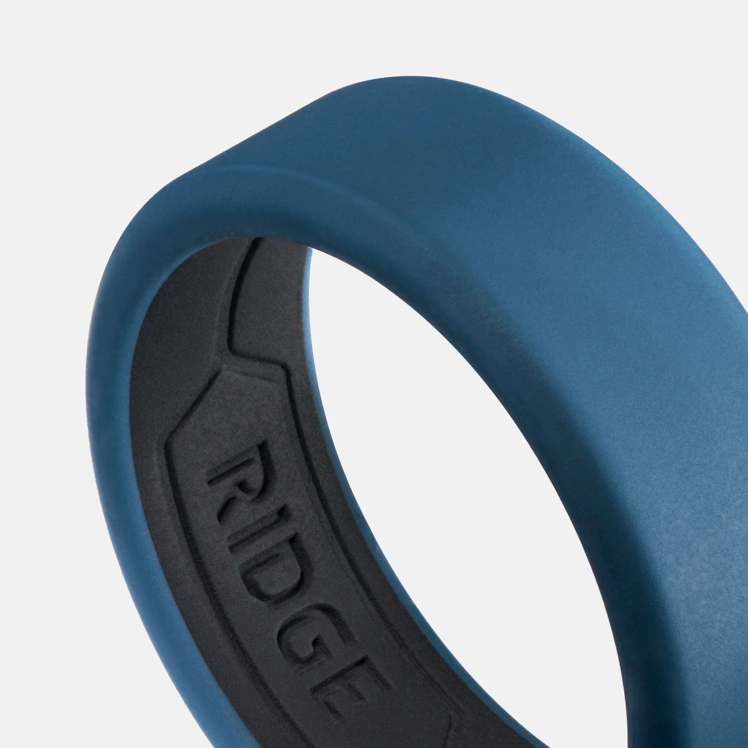 Ridge 8mm Silicone Ring Set - Alpine Navy - Image 4