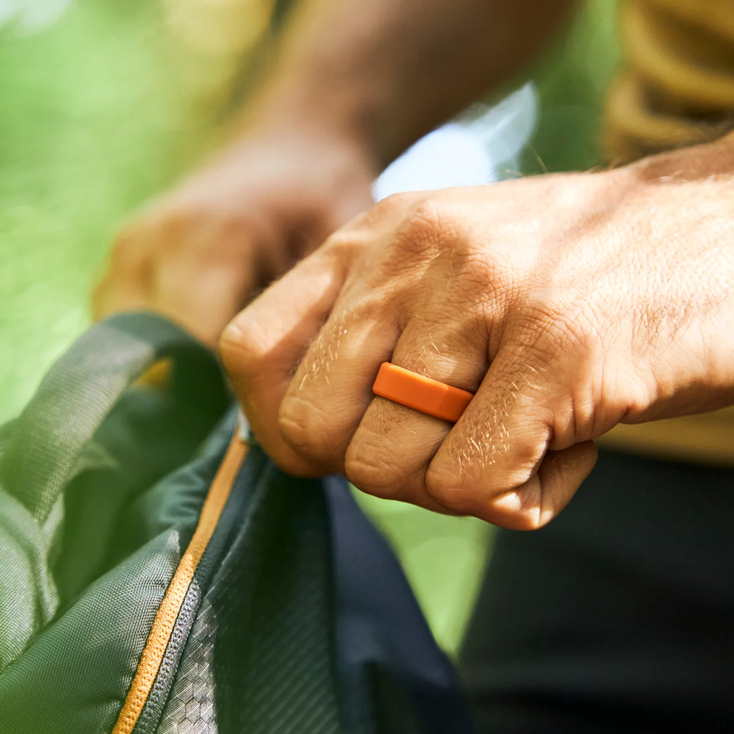 Ridge 8mm Silicone Ring Set - Basecamp Orange - Image 3