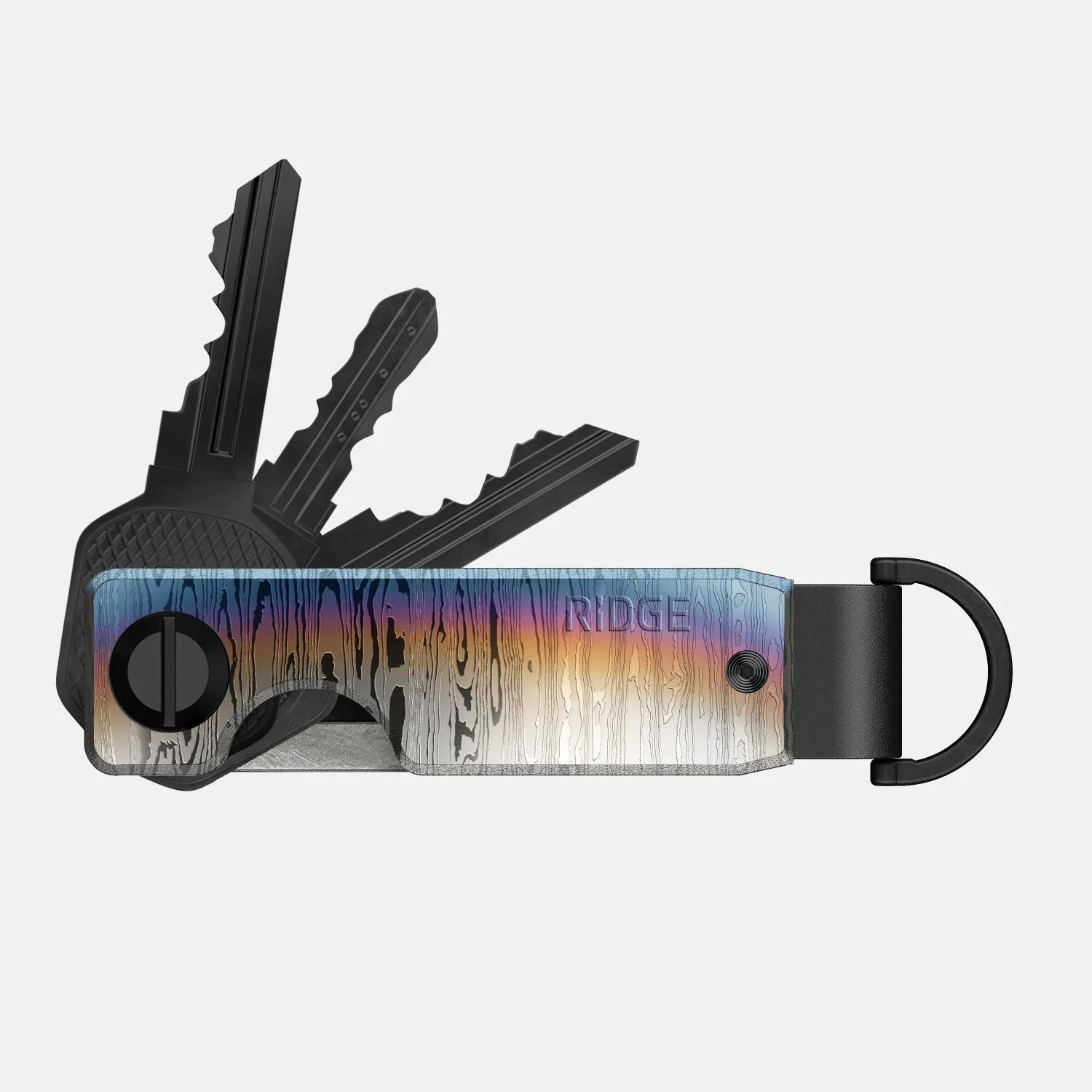 Ridge KeyCase - Burnt Damascus - Image 2
