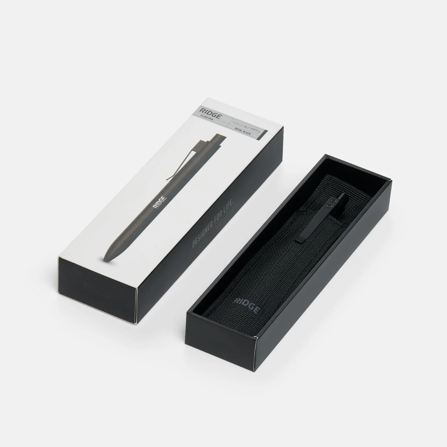 Ridge Click Pen - Royal Black - Image 6