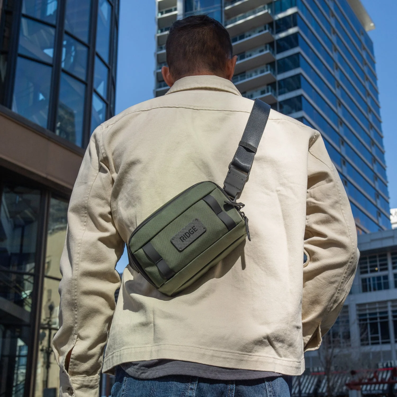 Commuter Sling - Matte Olive - Image 6