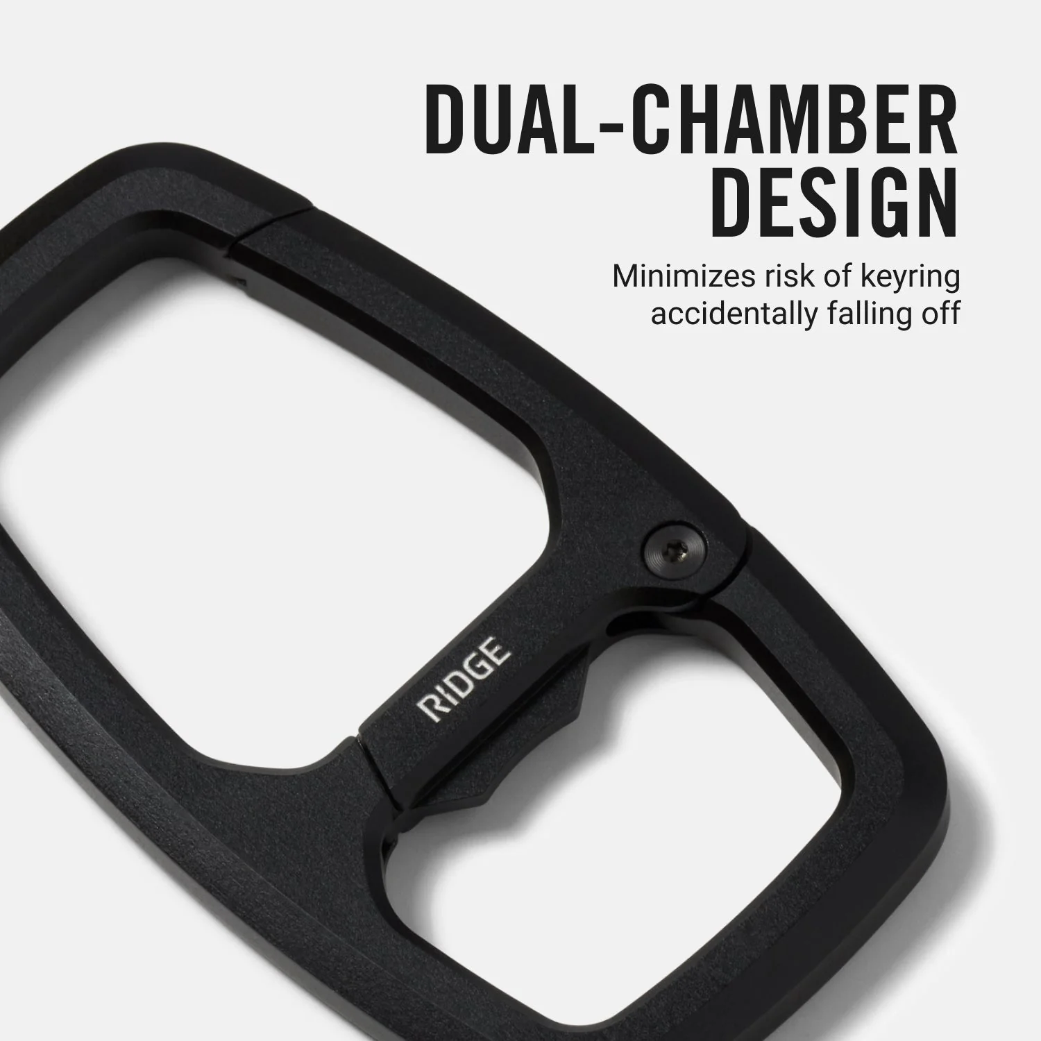 Dual Chamber Carabiner  - Royal Black - Image 6