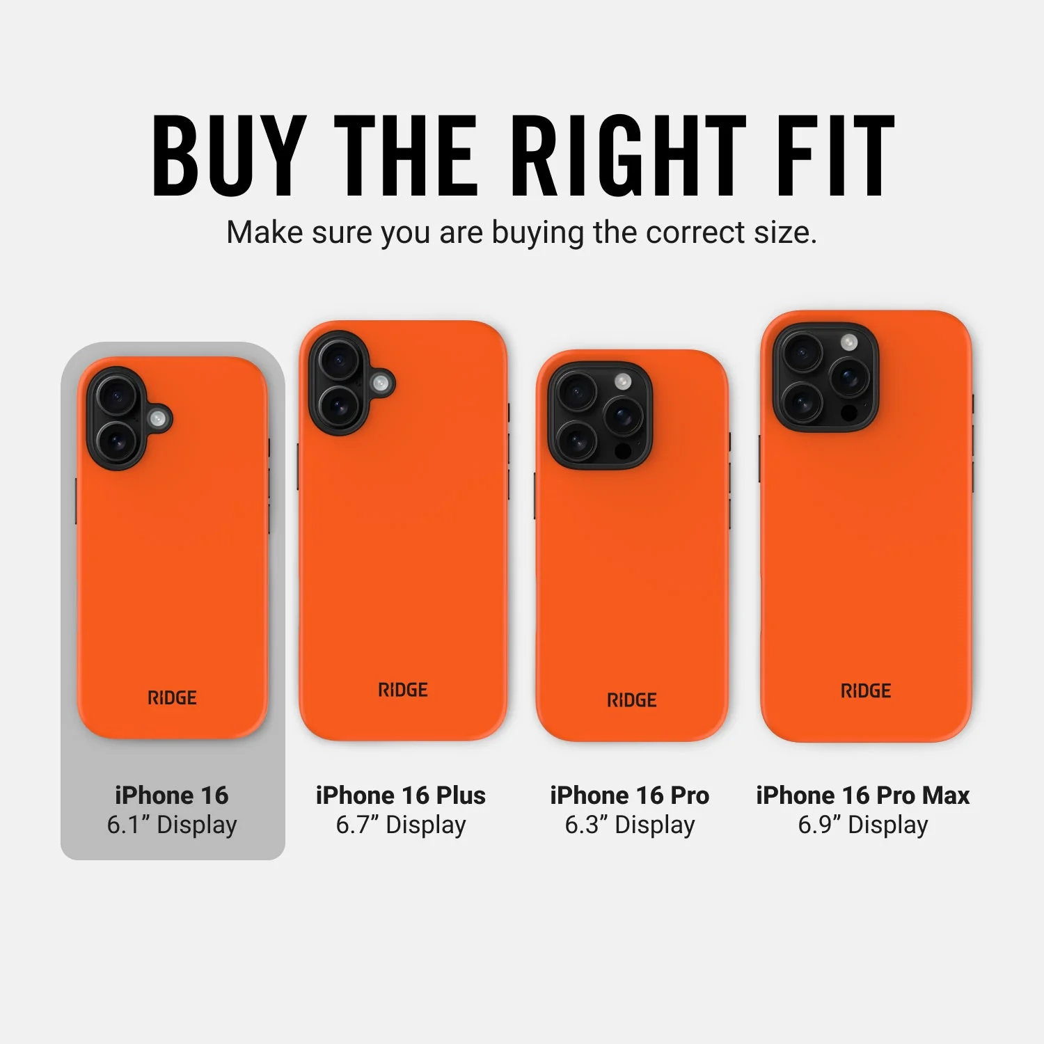 Ridge Phone Case - Basecamp Orange - iPhone 16 - Image 10