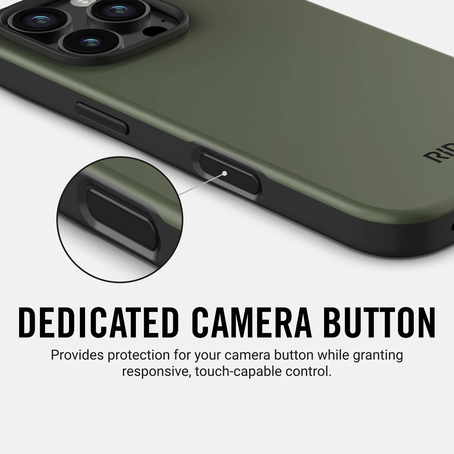 Ridge Phone Case - Matte Olive - iPhone 16 - Image 11
