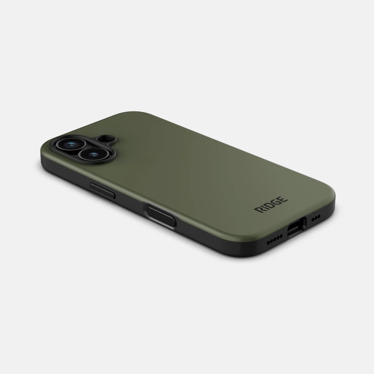 Ridge Phone Case - Matte Olive - iPhone 16 - Image 4