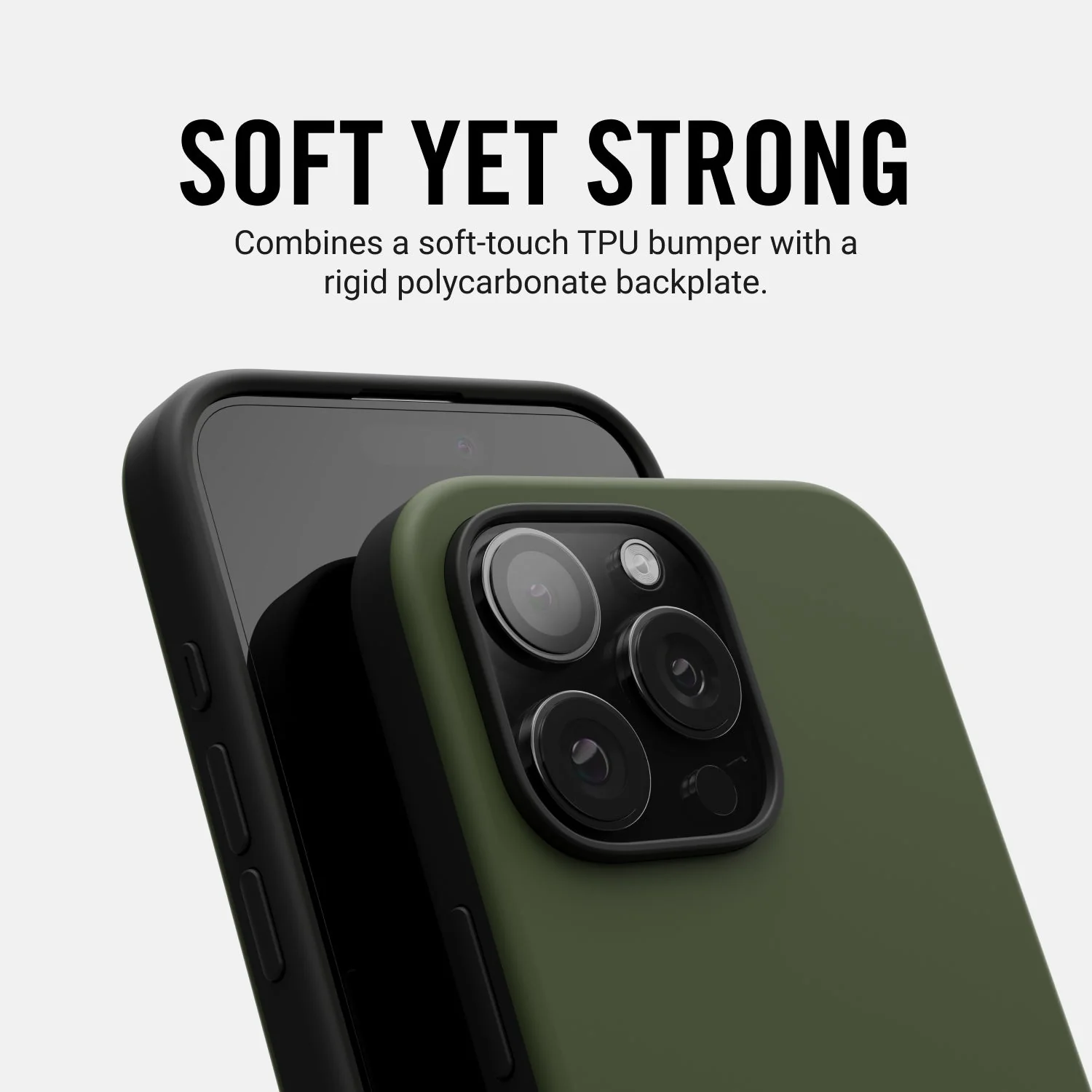 Ridge Phone Case - Matte Olive - iPhone 16 - Image 9