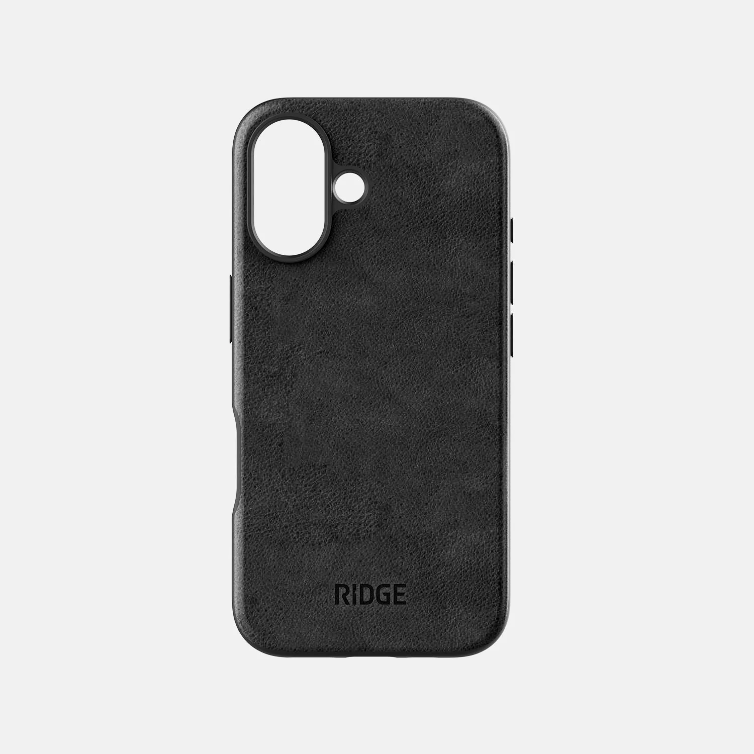 Ridge Phone Case - Midnight Black Leather - iPhone 16 - Image 2