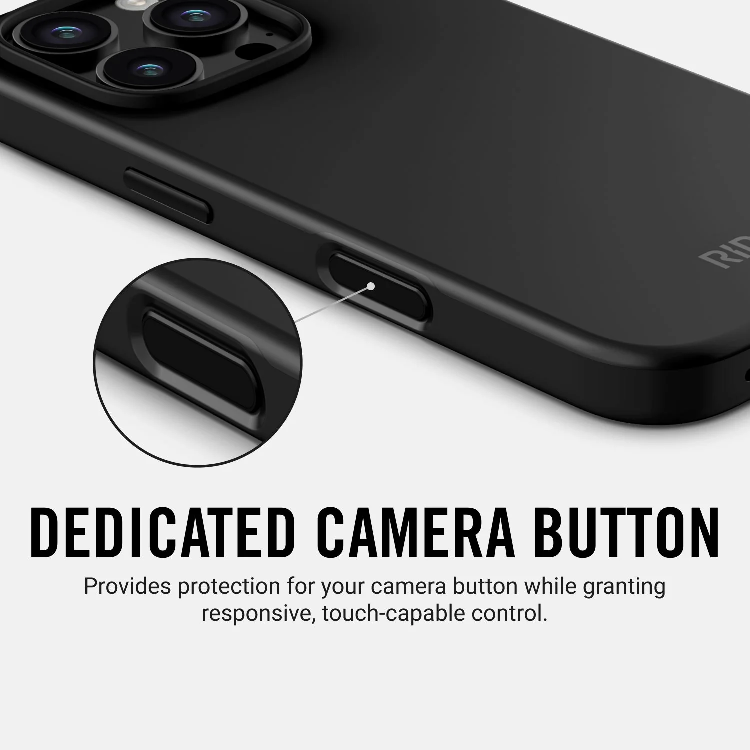 Ridge Phone Case - Matte Black - iPhone 16 Plus - Image 11
