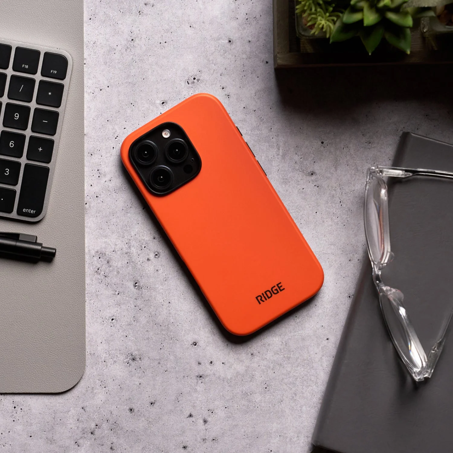Ridge Phone Case - Basecamp Orange - iPhone 16 Pro - Image 5