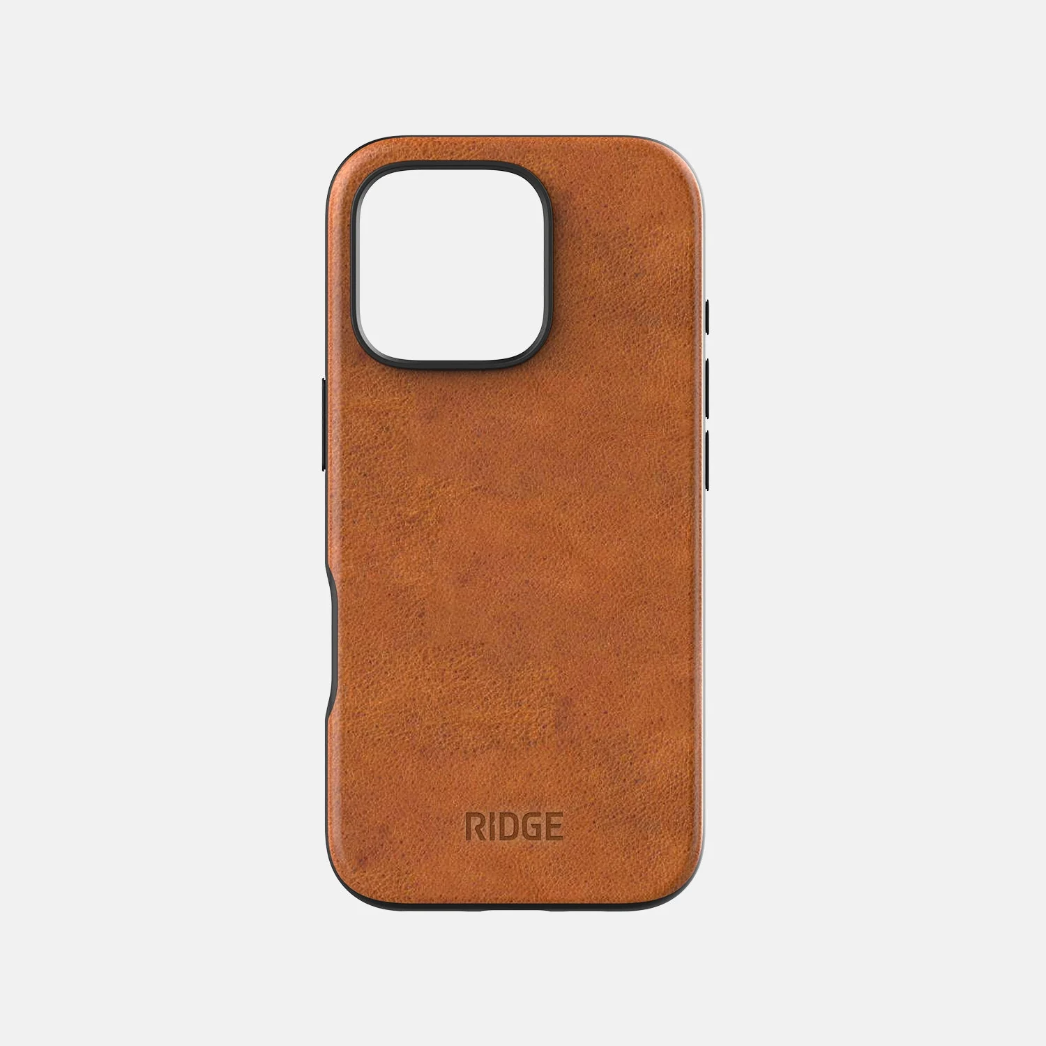 Ridge Phone Case - Tobacco Brown Leather - iPhone 16 Pro Max - Image 2