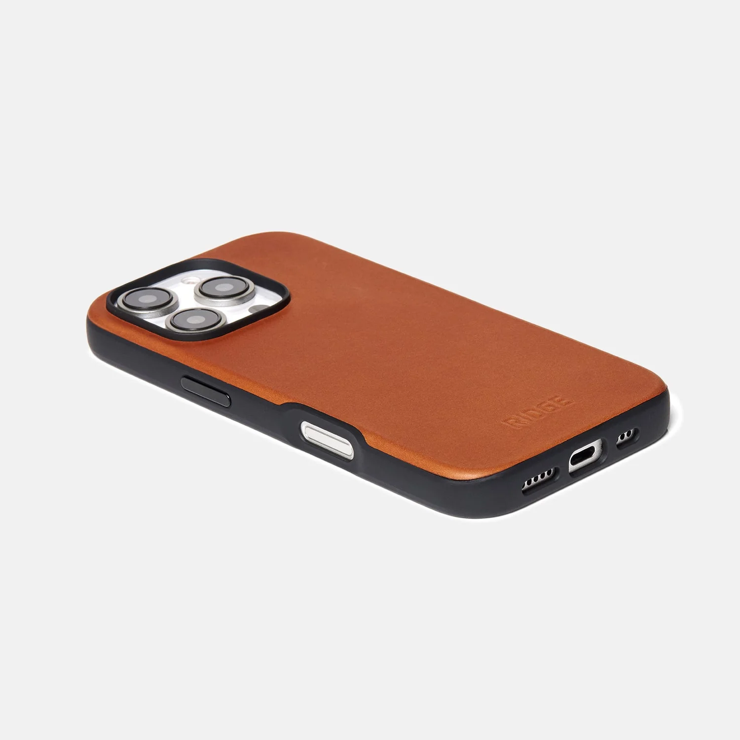 Ridge Phone Case - Tobacco Brown Leather - iPhone 16 Pro Max - Image 4