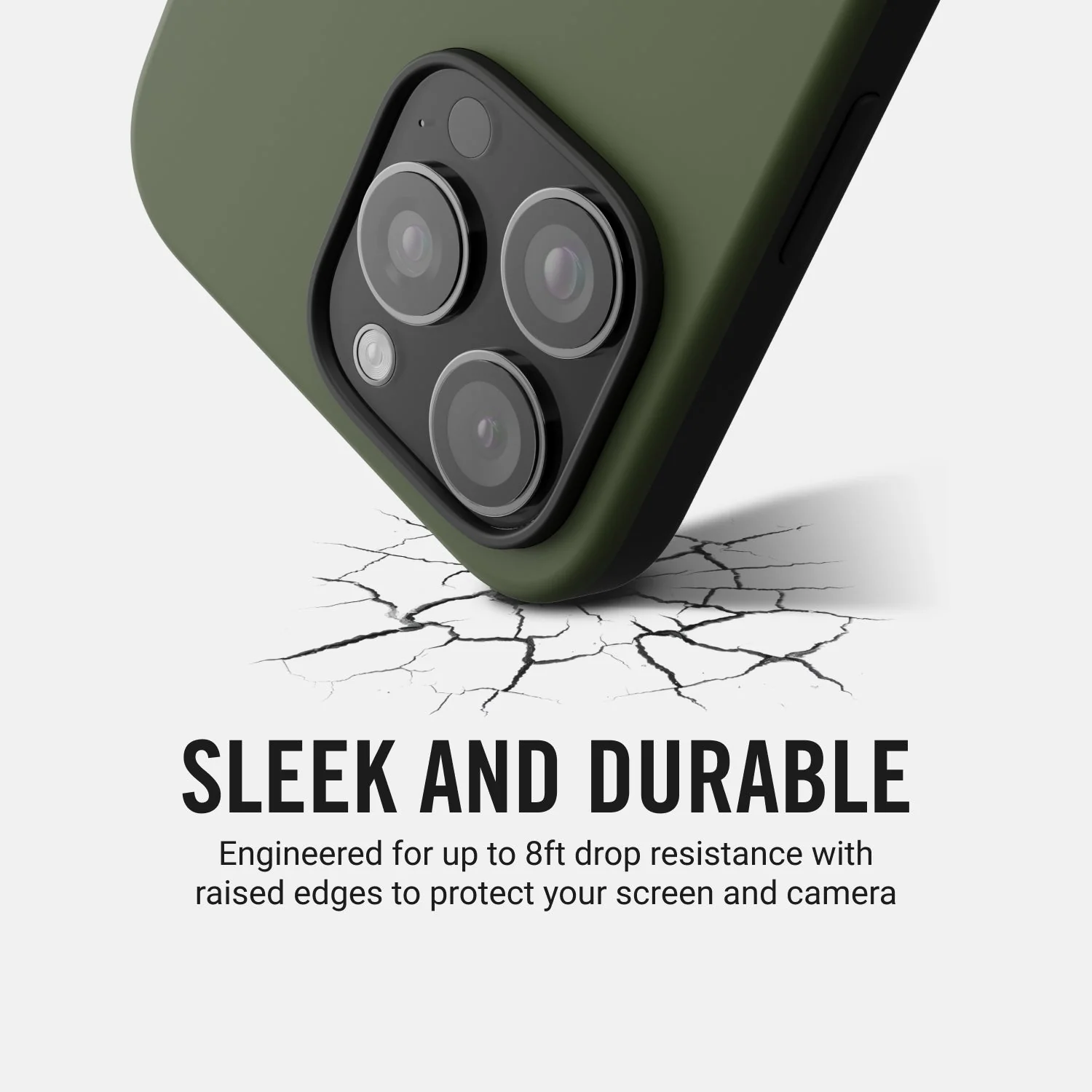 Ridge Phone Case - Matte Olive - iPhone 16 Pro Max - Image 8
