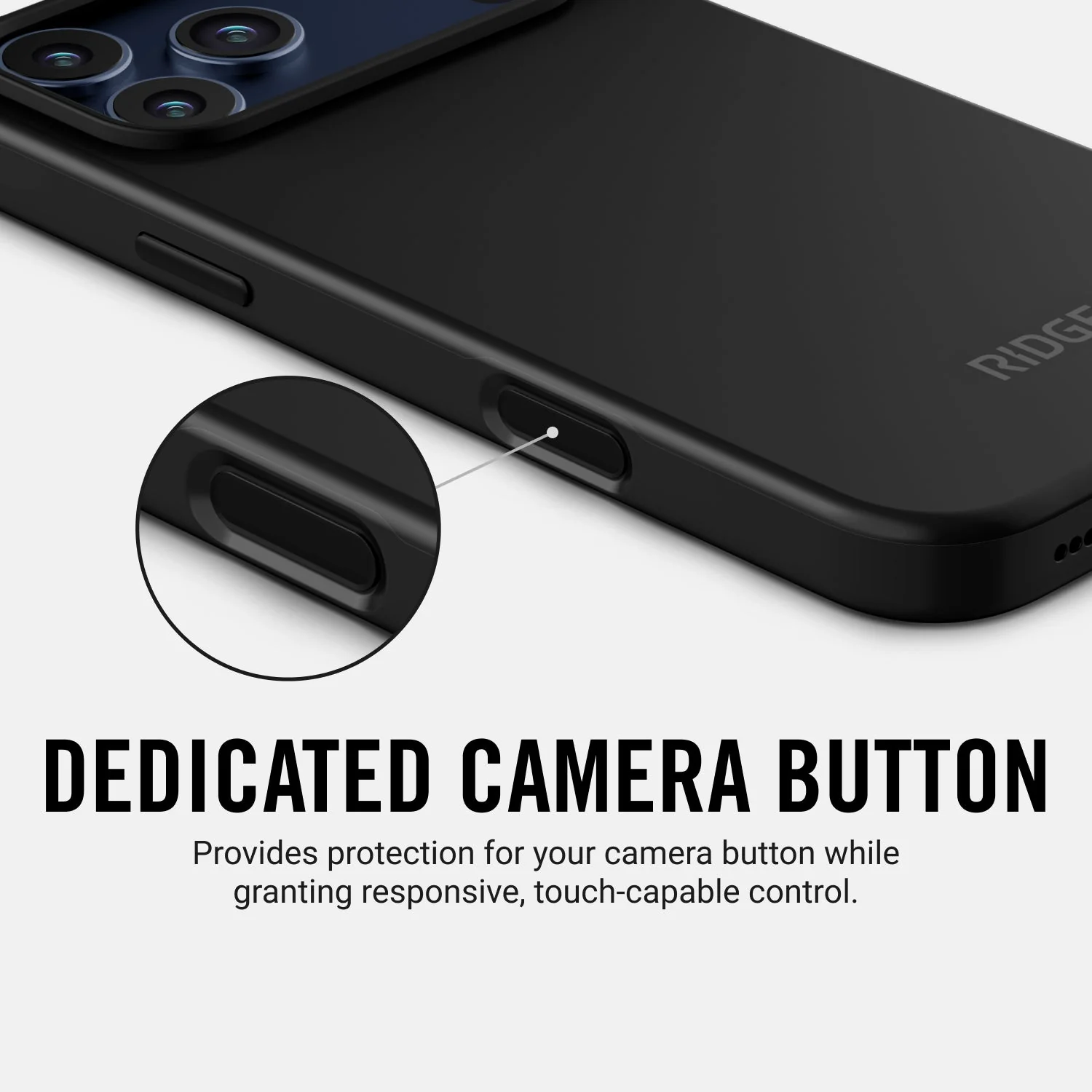Ridge Phone Case - Matte Black - iPhone 17 Pro - Image 11