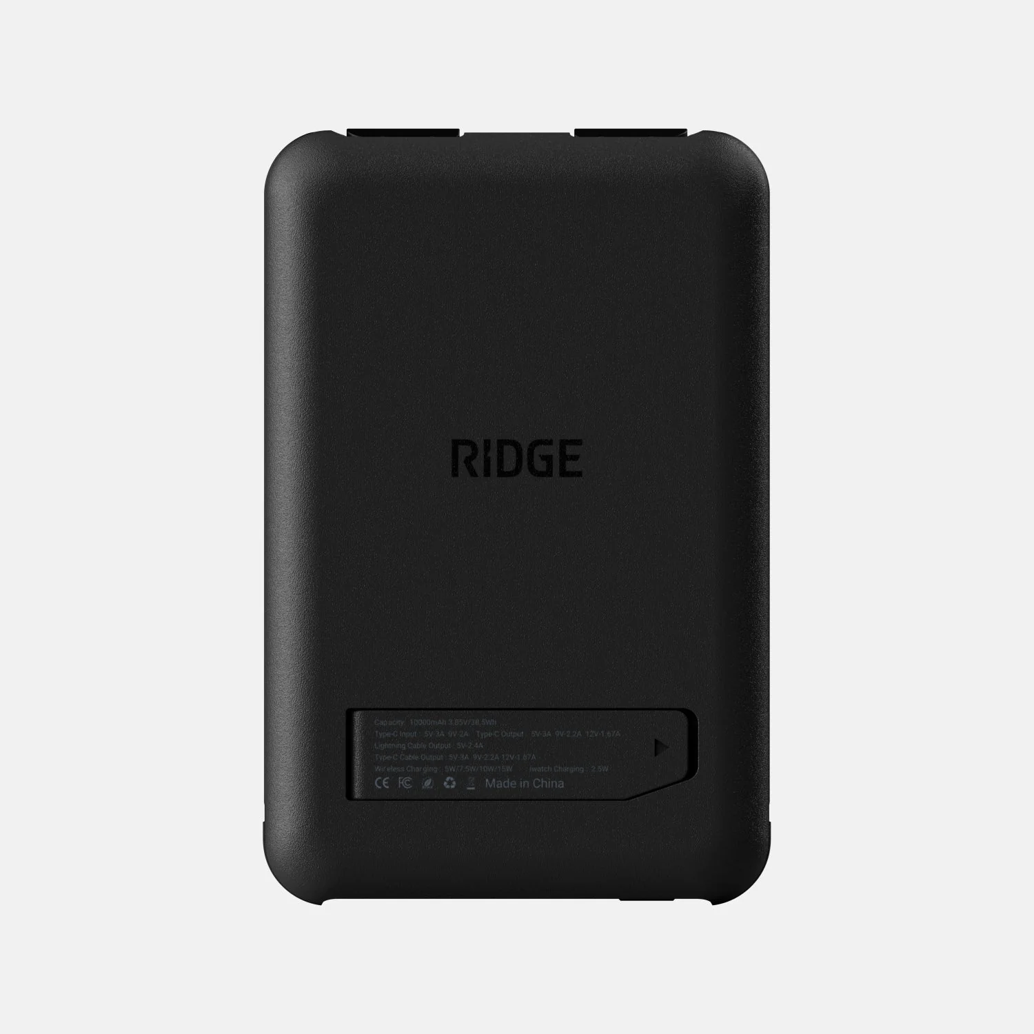 Ridge Power Bank - 10k mAh Bundle - Matte Black - 2-Pack - Image 3