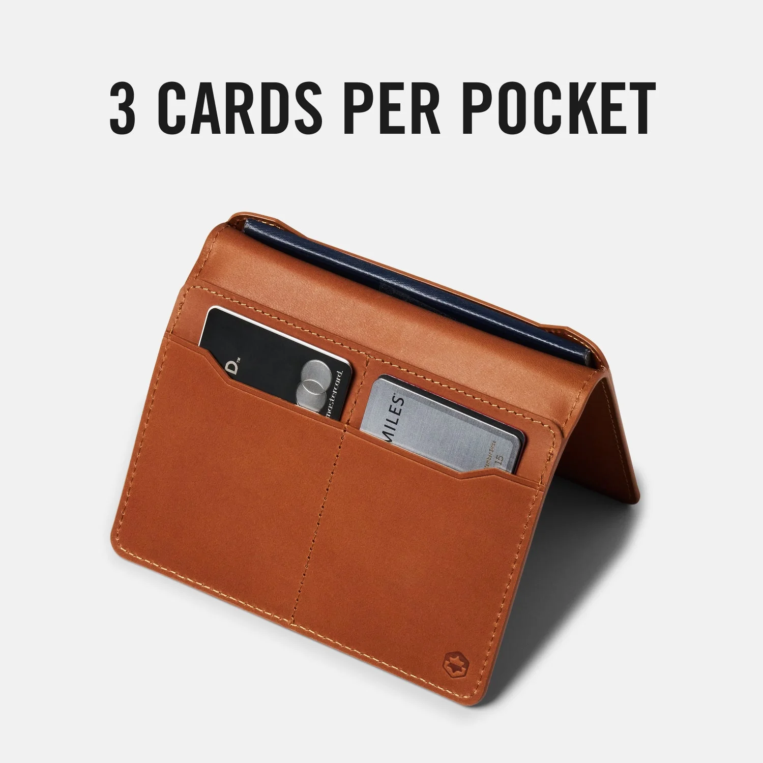 Passport Wallet - Tobacco Brown Leather - Image 9
